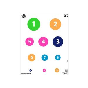 ALLEN EZ AIM FUN EYE TEST PAPER TARGET 24