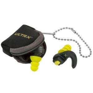 ALLEN ULTRX SHIFT ADJUSTABLE PROTECTION EAR PLUGS GRY/YELLOW