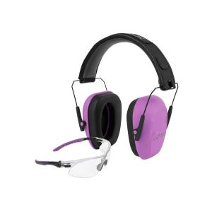 ALLEN ULTRX SHIELD EAR & EYE PROTECTION COMBO METALLIC PLUM