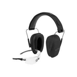 ALLEN ULTRX SHIELD EAR & EYE PROTECTION COMBO MIDNT GREY