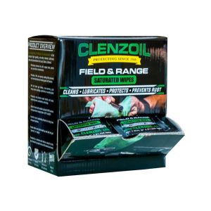 Clenzoil Field & Range Single Saturated Wipe Display