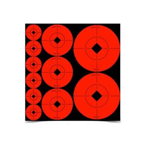 Birchwood Casey Target Spots Assorted Size Orange Target