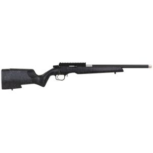 Christensen Arms Ranger Rifle, Black with Gray Webbing - 22 WMR, 18