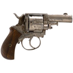 Antique Belgian British Bulldog Revolver: 442 Cal, 2.75