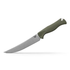 Benchmade 15500-04 Meatcrafter Knife, Dark Olive Santoprene