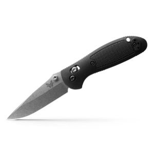 Benchmade 556-S30V Mini Griptilian Knife, Black Grivory, Drop-Point