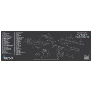 Cerus Gear Ruger PC Carbine Schematic Rifle Mat