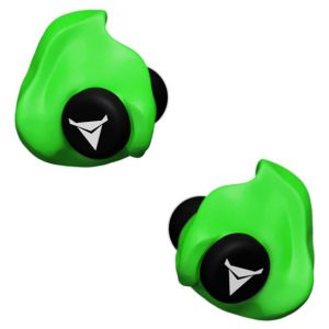 Decibullz Custom Molded Earplugs, 31dB NRR - Green