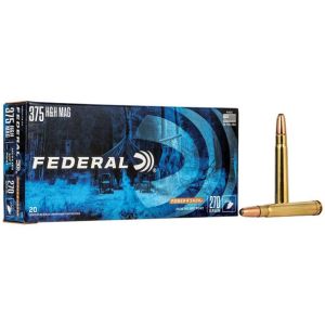 Federal Power-Shok Rifle Ammunition: 375 H&H Mag, 270 gr, JSP, 2690 fps, Model 375A