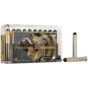 Federal Safari Woodleigh Hydro Solid Ammunition: 500 NE, 570 gr, WHS, 2100 fps, Model P500NWH