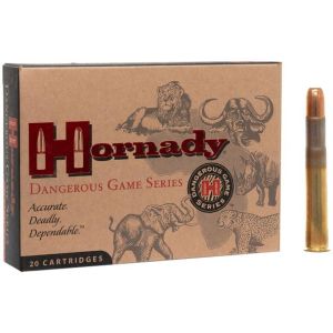 Hornady Dangerous Game Ammunition: 470 NE, 500 gr, DGS, 2150 fps, Model 8264