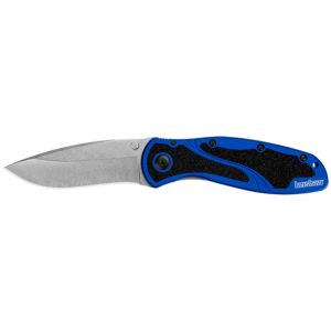 Kershaw Blur - Navy Blue, Stonewash Knife, Model 1670NBSW