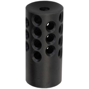 KIDD 22 Cal Muzzle Brake, Black Steel: 22 Cal, 1/2x28, .920