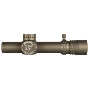 Nightforce Optics NX8 1-8x24 F1 Capped Riflescope, Dark Earth