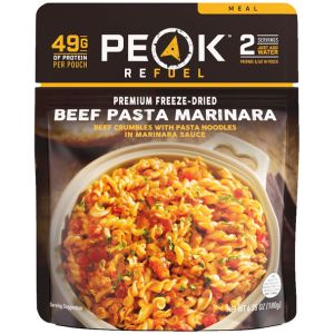 Peak Refuel Premium Freeze-Dried Beef Pasta Marinara Meal