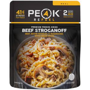 Peak Refuel Premium Freeze-Dried Beef Stroganoff Meal