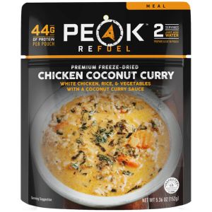 Peak Refuel Premium Freeze-Dried Chicken Coconut Curry Meal