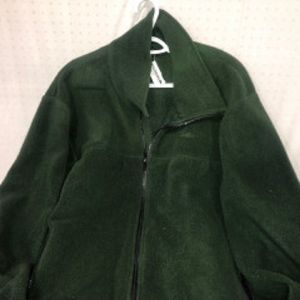 Fleece Green Jacket Size Large