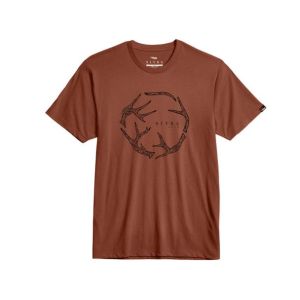 SITKA Gear Antler Evo Tee, Red Sumac