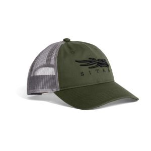 SITKA Gear Icon Lo Pro Trucker Hat, Olive Green