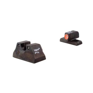 Trijicon HD Night Sights - H&K USP Compact, Front: Orange Outline / Green Tritium, Rear: Black Outline / Green Tritium