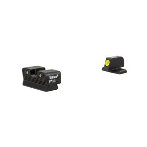 Trijicon HD XR Night Sights - Sig Sauer 9mm / .357 SIG, Front: Yellow Outline / Green Tritium, Rear: Black Outline / Green Tritium