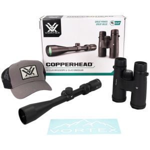 Vortex Optics Copperhead 4-12x44 Riflescope & 10x42 Binoculars Bundle