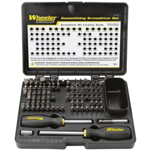 Wheeler Gunsmithing Screwdriver Set - 89 Piece, Model 562194