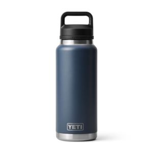 YETI Rambler Bottle with Chug Cap, 1 L: Navy