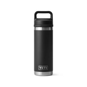 YETI Rambler Bottle with Chug Cap, 532 mL: Black