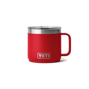 YETI Rambler Stackable Mug with Magslider Lid, 414 mL: Rescue Red