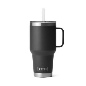 YETI Rambler Straw Mug with Straw Lid, 1 L: Black