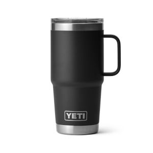 YETI Rambler Travel Mug with Stronghold Lid, 591 mL: Black