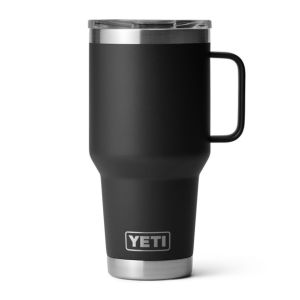 YETI Rambler Travel Mug with Stronghold Lid, 887 mL: Black