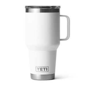 YETI Rambler Travel Mug with Stronghold Lid, 887 mL: White