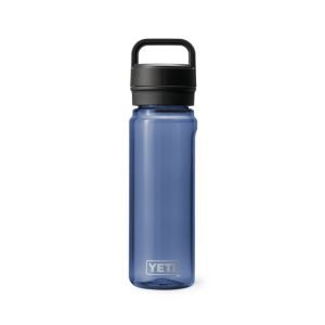 YETI Yonder Water Bottle with Yonder Chug Cap, 750 mL: Navy