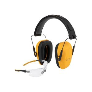 ALLEN ULTRX SHIELD EAR & EYE PROTECTION COMBO INT YELLOW