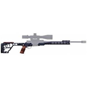Akila ACSBRX1 Chassis for Beretta BRX1: Walnut Panels, Buttstock Lite, Left Side DAFS, ARCA Forend X