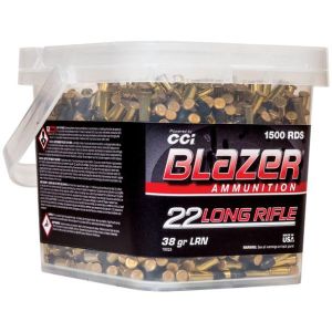 CCI Blazer Rimfire Ammunition: 22 LR, 38 gr, LRN, 1235 fps, Model 10025