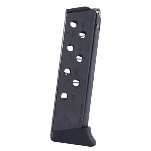 Mec-Gar Magazine for Walther PP - 32 ACP, 8-Rounds, Blued, Polymer Finger Rest Floorplate
