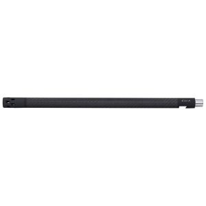 Volquartsen Lightweight Carbon Fiber Barrel with Black Ends and Black Aluminum Forward Blow Comp - 22 LR, 16.75
